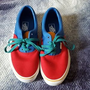 Multi-color Vans, women's 7